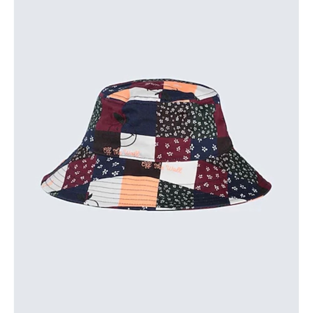 Vans Patchwork Floral Off The Wall‎ Cotton Bucket Hat Multi Color Skater Style